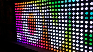 LED matrix at soliparty